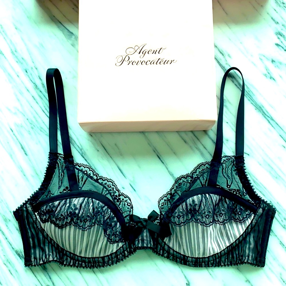 Agent Provocateur FiFi Bra Black & Pink